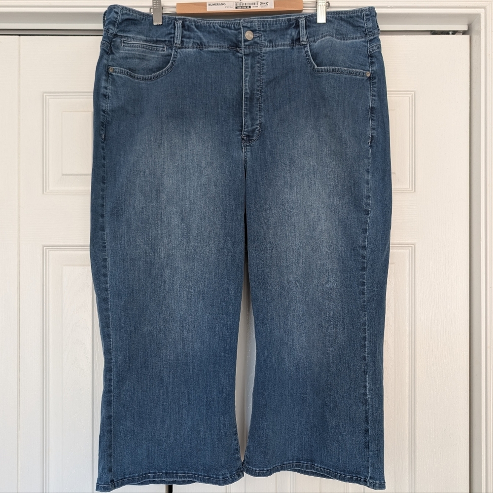 Plus Size Wide Leg Crop Jeans - NYDJ 18W